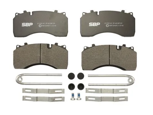 Brake Pad Set, disc brake (07-P29142)