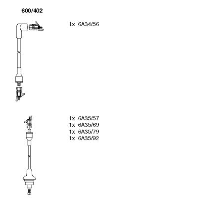Ignition Cable Kit (600/402)