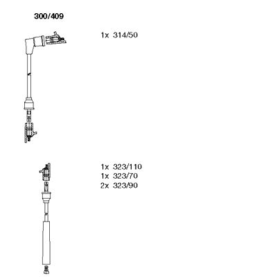 Ignition Cable Kit (300/409)