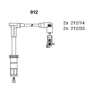 Ignition Cable Kit (912)