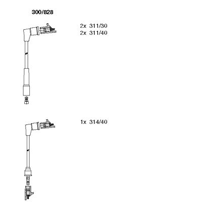 Ignition Cable Kit (300/828)