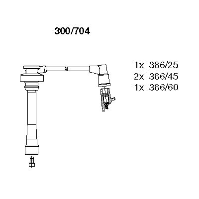 Ignition Cable Kit (300/704)