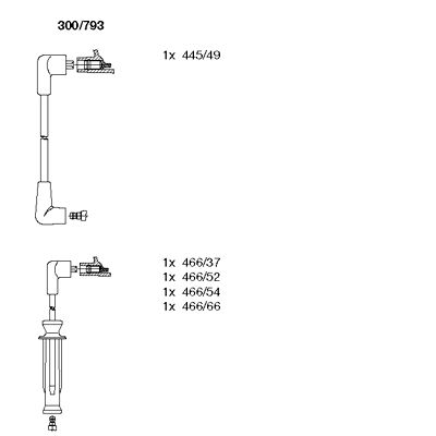 Ignition Cable Kit (300/793)