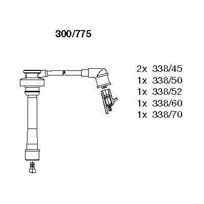 Ignition Cable Kit (300/775)
