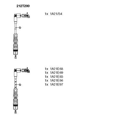 Ignition Cable Kit (212T200)