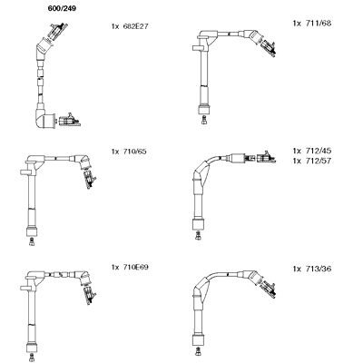 Ignition Cable Kit (600/249)