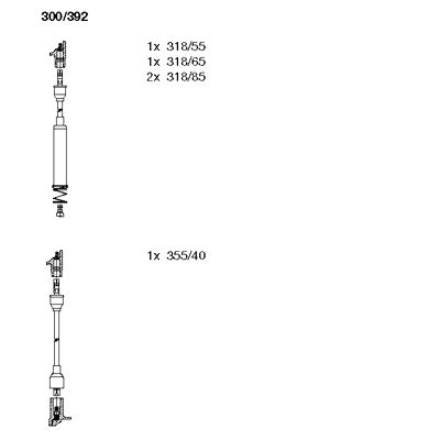 Ignition Cable Kit (300/392)