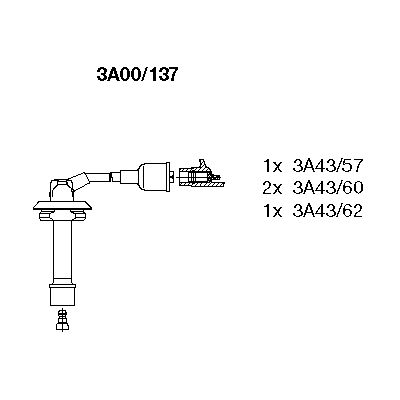 Ignition Cable Kit (3A00/137)