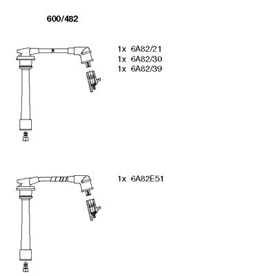 Ignition Cable Kit (600/482)