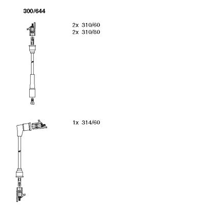 Ignition Cable Kit (300/644)