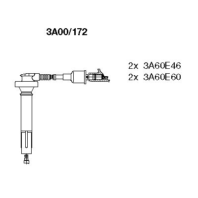 Ignition Cable Kit (3A00/172)