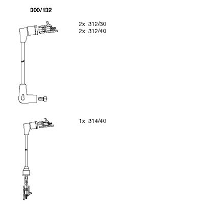 Ignition Cable Kit (300/132)