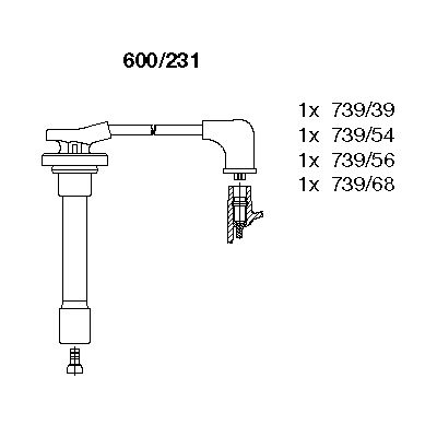 Ignition Cable Kit (600/231)