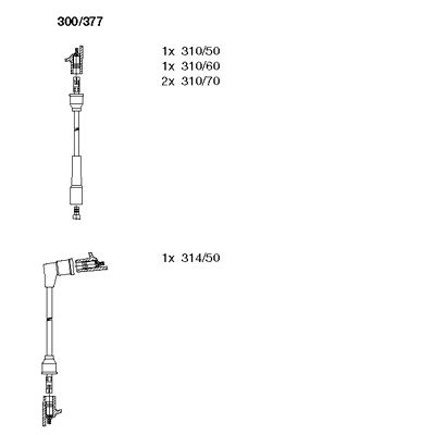 Ignition Cable Kit (300/377)