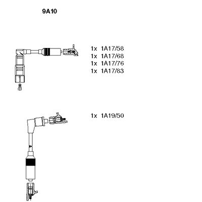 Ignition Cable Kit (9A10)