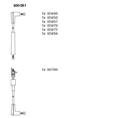 Ignition Cable Kit (800/261)