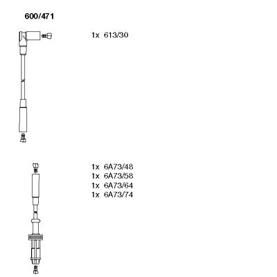 Ignition Cable Kit (600/471)