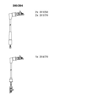 Ignition Cable Kit (300/294)