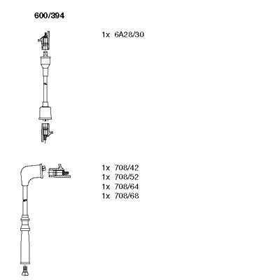 Ignition Cable Kit (600/394)