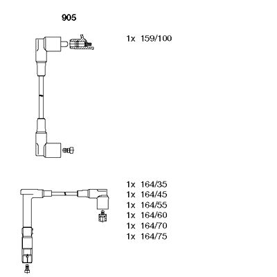 Ignition Cable Kit (905)