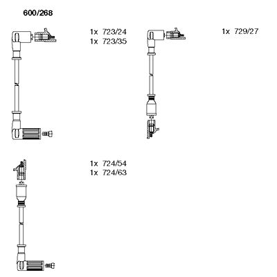 Ignition Cable Kit (600/268)