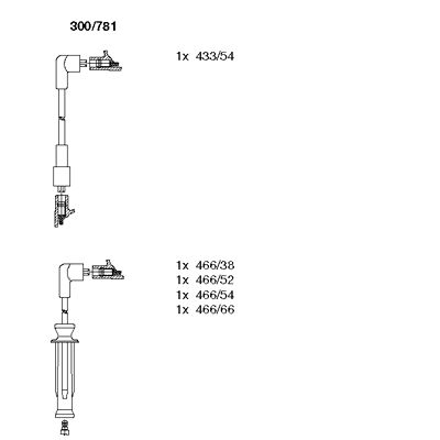 Ignition Cable Kit (300/781)