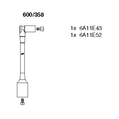 Ignition Cable Kit (600/358)