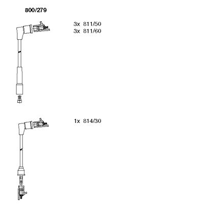 Ignition Cable Kit (800/279)