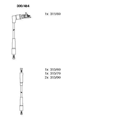 Ignition Cable Kit (300/484)