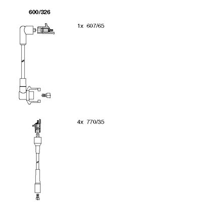Ignition Cable Kit (600/326)