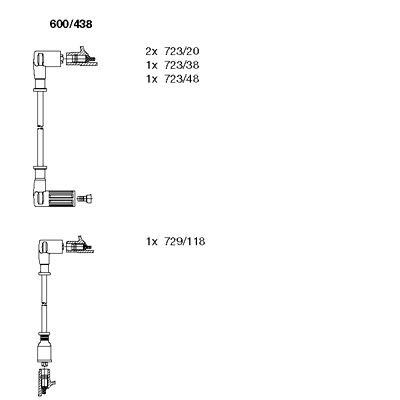 Ignition Cable Kit (600/438)