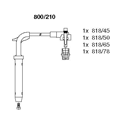 Ignition Cable Kit (800/210)