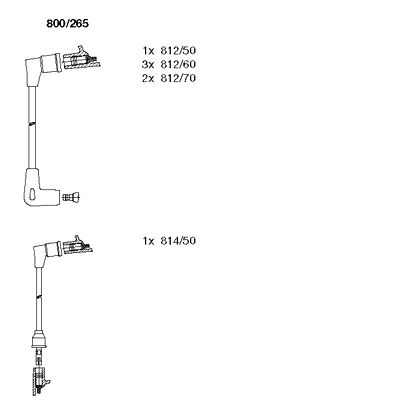 Ignition Cable Kit (800/265)
