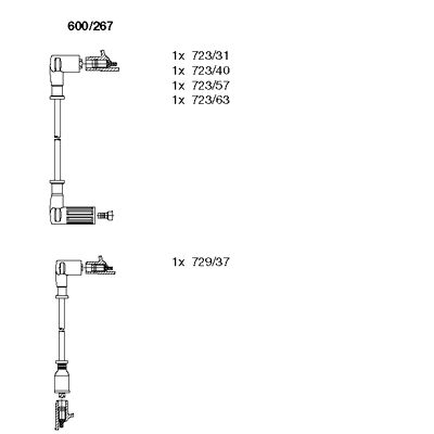 Ignition Cable Kit (600/267)