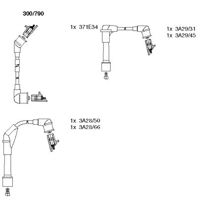 Ignition Cable Kit (300/790)