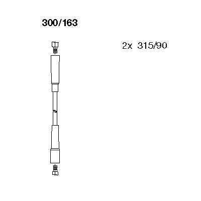 Ignition Cable Kit (300/163)