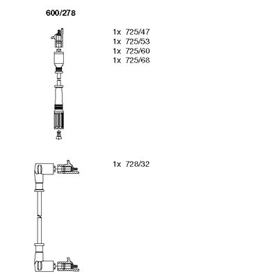 Ignition Cable Kit (600/278)