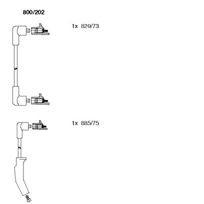 Ignition Cable Kit (800/202)