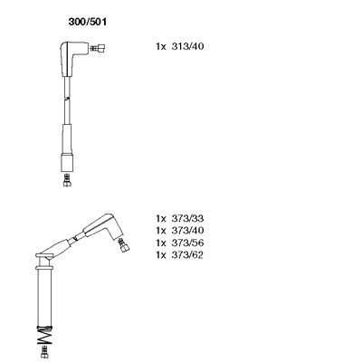 Ignition Cable Kit (300/501)