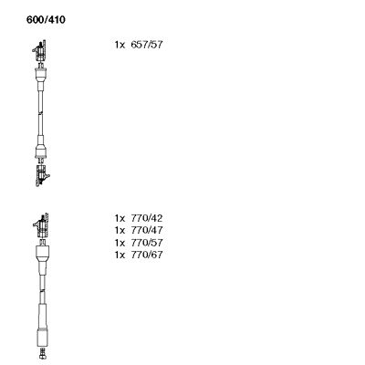 Ignition Cable Kit (600/410)