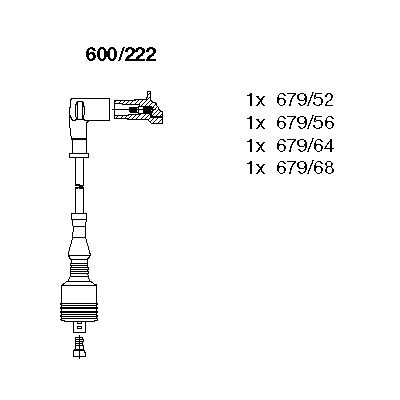 Ignition Cable Kit (600/222)