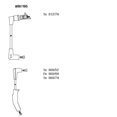 Ignition Cable Kit (800/195)