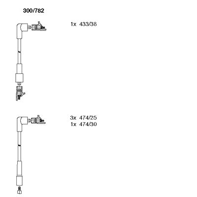 Ignition Cable Kit (300/782)