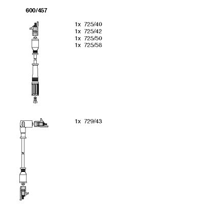 Ignition Cable Kit (600/457)