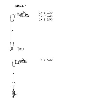 Ignition Cable Kit (300/427)