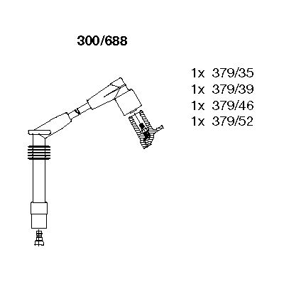 Ignition Cable Kit (300/688)