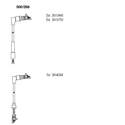 Ignition Cable Kit (300/298)