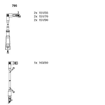 Ignition Cable Kit (795)