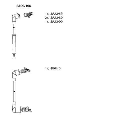 Ignition Cable Kit (3A00/106)