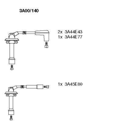 Ignition Cable Kit (3A00/140)